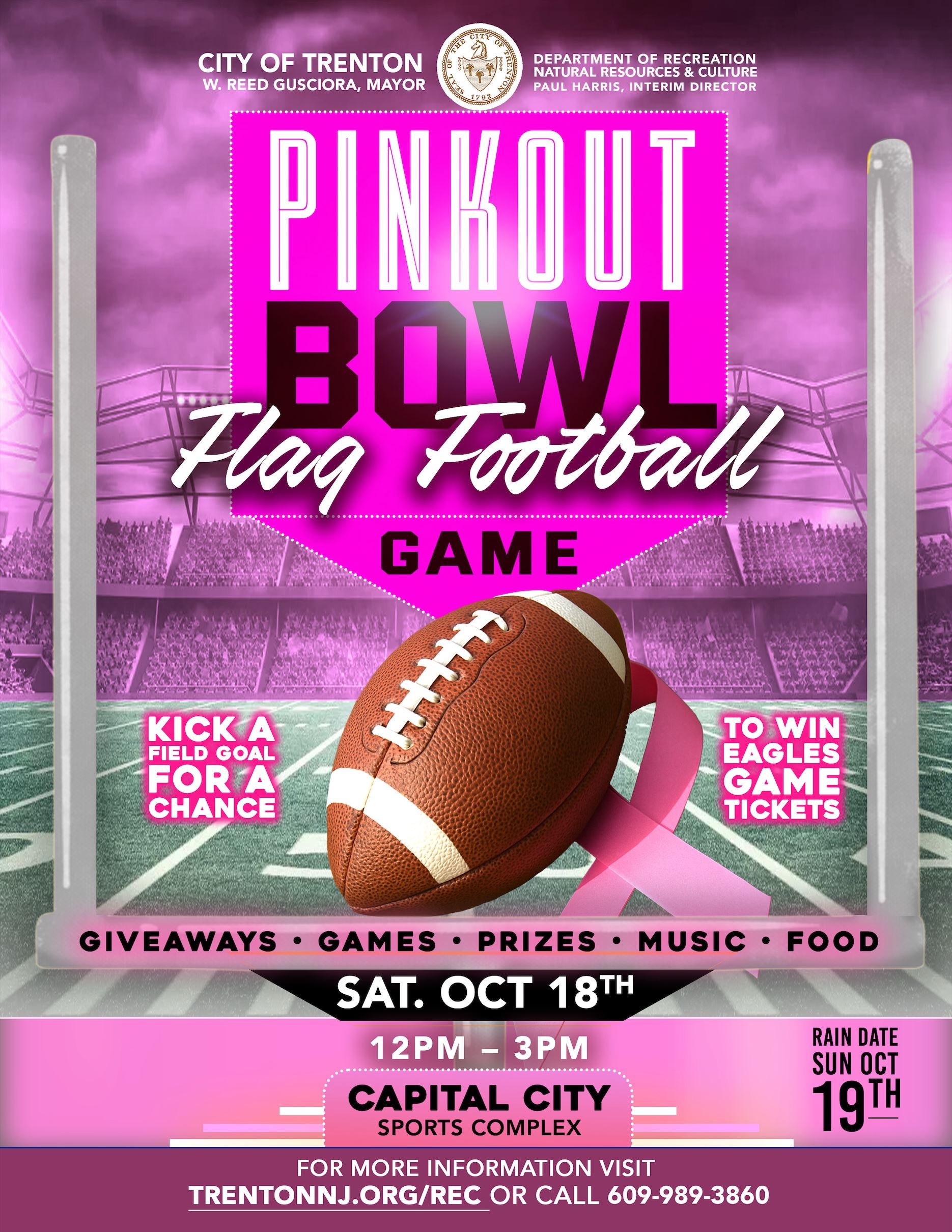 Pink Out Bowl - Flag Football