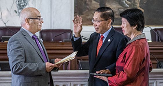 Swearing in ceremony