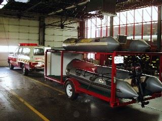 1991 Chevy Suburban Pulling Inflatable Boats