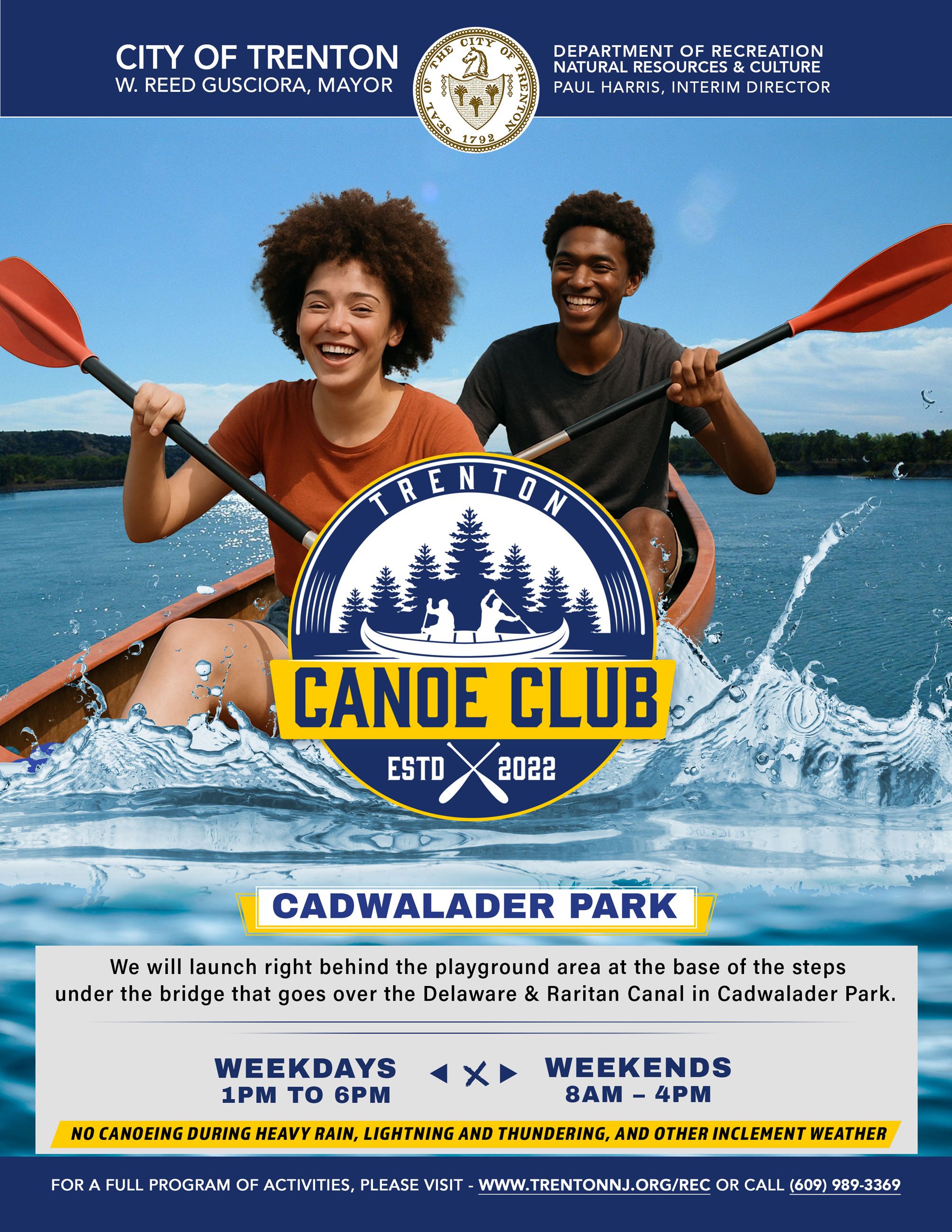 Canoeing at Cadalwader - 2025